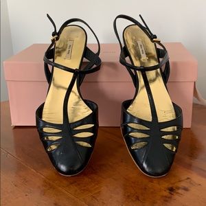 Miu Miu black flats